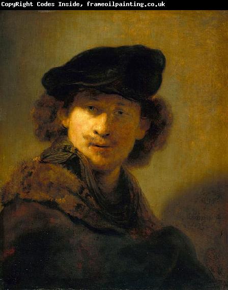 Rembrandt Peale Self-Portrait with Velvet Beret