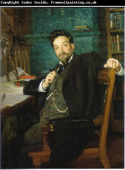 Richard Bergh Portrait of professor Karl Warburg