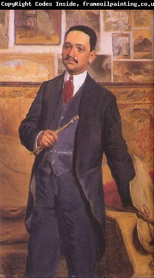 Rodolfo Amoedo Portrait of Joao Timoteo da Costa