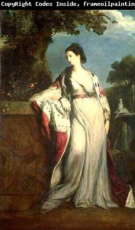 Sir Joshua Reynolds Portrait of Elizabeth Gunning, Duchess of Hamilton and Duchess of Argyll was a celebrated Irish belle and society hostess.