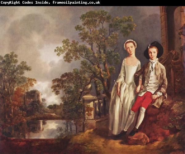 Thomas Gainsborough Heneage Lloyd and His Sister