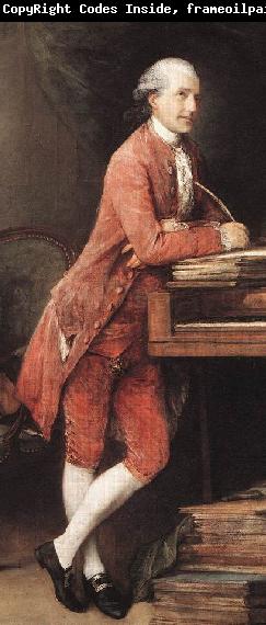 Thomas Gainsborough Portrait of Johann Christian Fischer German composer