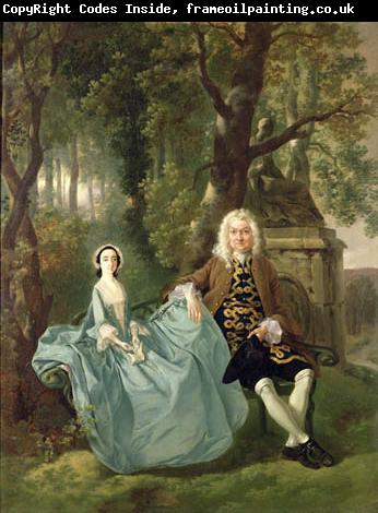 Thomas Gainsborough Portrait of Mr and Mrs Carter of Bullingdon House, Bulmer, Essex