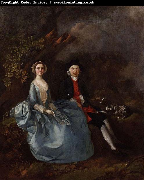 Thomas Gainsborough Portrait of Sarah Kirby and John Joshua Kirby