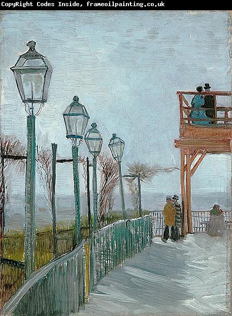 Vincent Van Gogh Terrace and Observation Deck at the Moulin de Blute-Fin, Montmartre