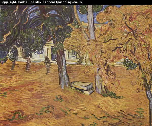 Vincent Van Gogh Der Park des Spitals St-Paul in Saint-Remy