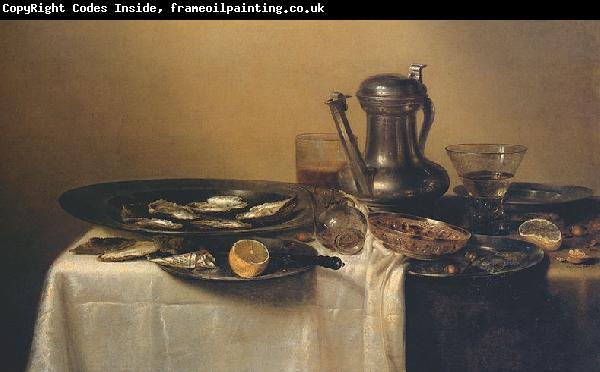 Willem Claesz Heda Nature morte aux pieces d etain