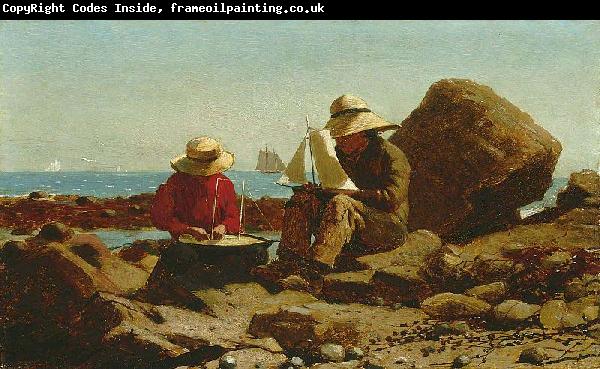 Winslow Homer The Boat Builders