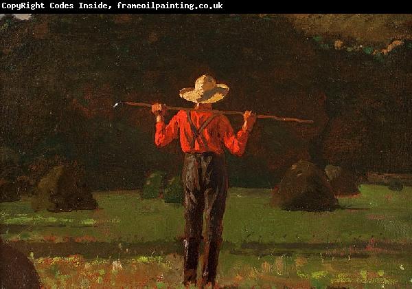 Winslow Homer Farmer with a Pitchfork