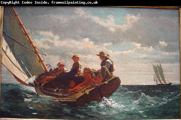 Winslow Homer Breezing Up