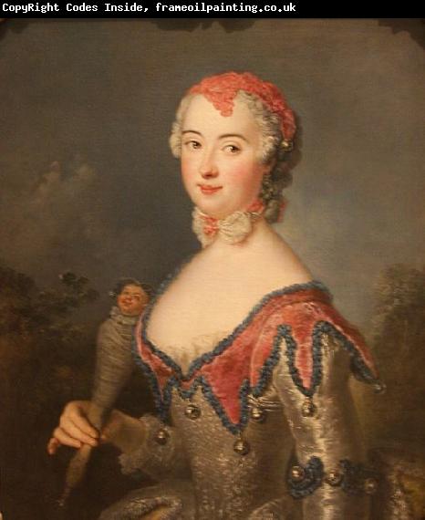 antoine pesne Portrait of Charlota Fredrika Sparre