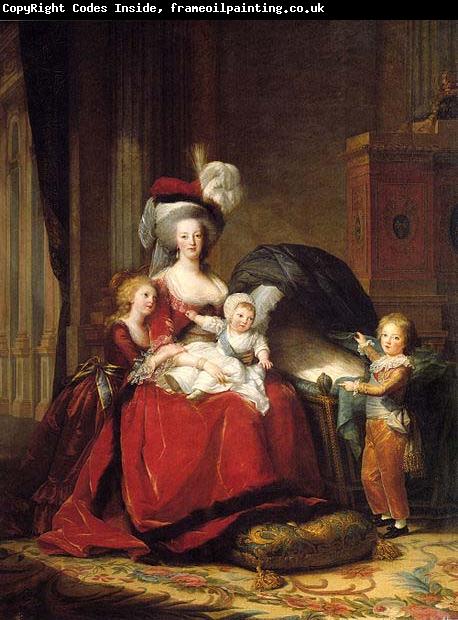 elisabeth vigee-lebrun Marie Antoinette and her Children