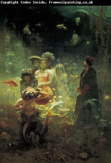 llya Yefimovich Repin Sadko in the Underwater Kingdom