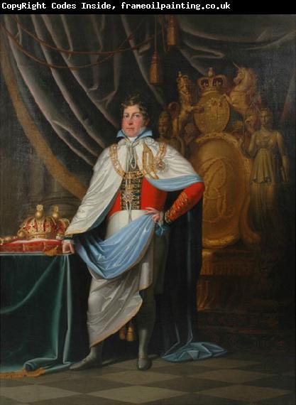 unknow artist Portrait of George IV as Grand Cross Knight of Hanoverian Guelphic Order