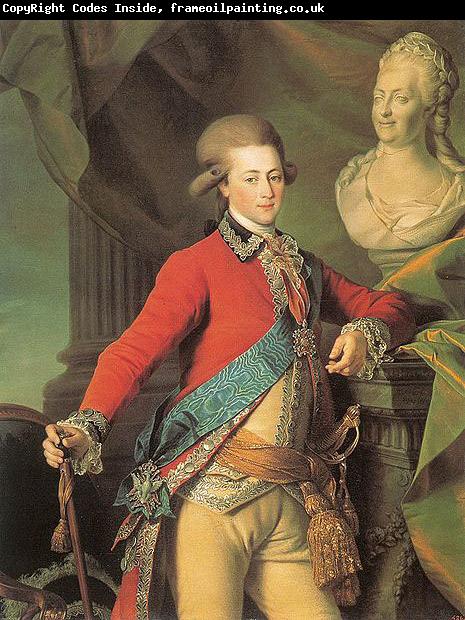 unknow artist Portrait of Alexander Lanskoy, Aide-de-camp to the Empress