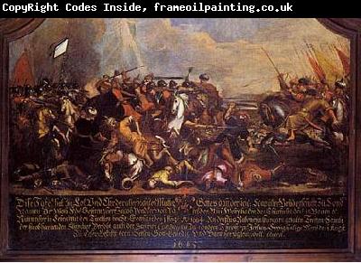 unknow artist The Battle of Saint Gotthard, bavarian oil-painting