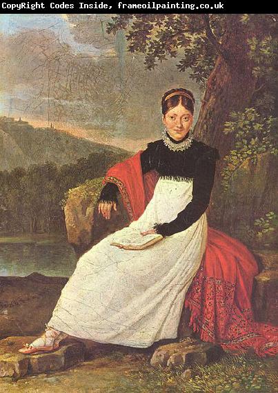 unknow artist Queen Caroline (Bonaparte) of Naples in the tradiontal costume of a Neapolitean farmer.