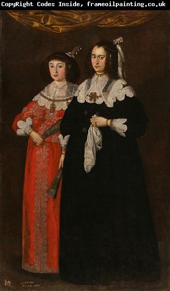 unknow artist Portrait of Catherine Potocka and Maria Lupu