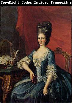 unknow artist Portrait of Maria Beatrice d'Este Archduchess of Austria