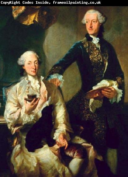 unknow artist Portrait of Maximilian III Joseph, Elector of Bavaria and Joseph Anton von Seeau