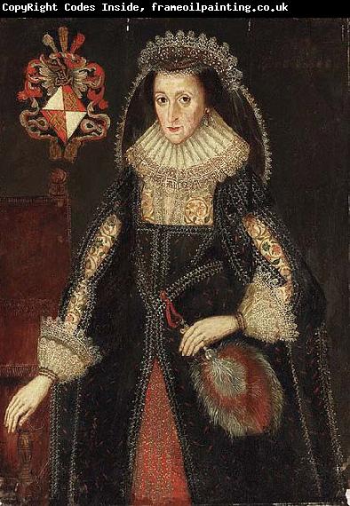 unknow artist Portrait of Portrait of Lady Eleanor Dutton