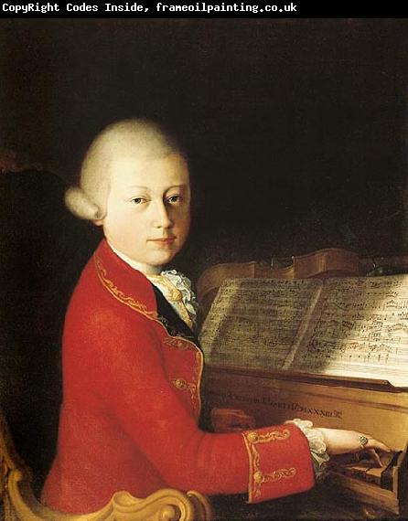 unknow artist Wolfang Amadeus Mozart (aged 14) in Verona