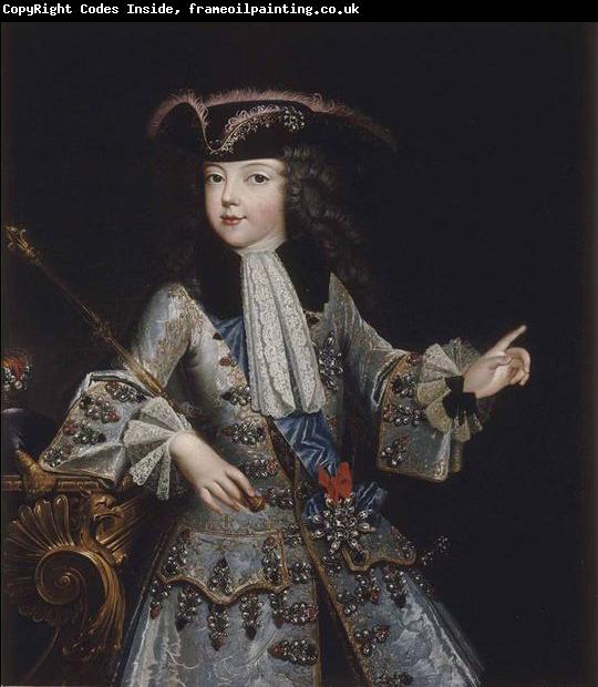 unknow artist Portrait of a young Louis XV of France.