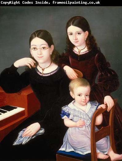 unknow artist The Children of Comte Louis Amedie de Barjerac