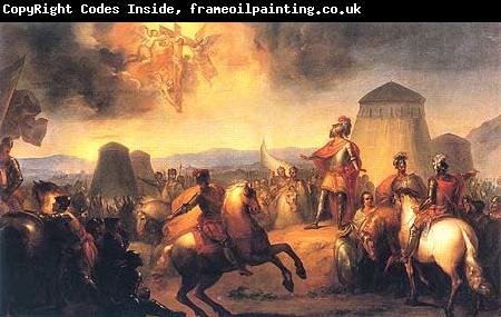 unknow artist Painting of the Battle of Ourique (1139) by Domingos Sequeira