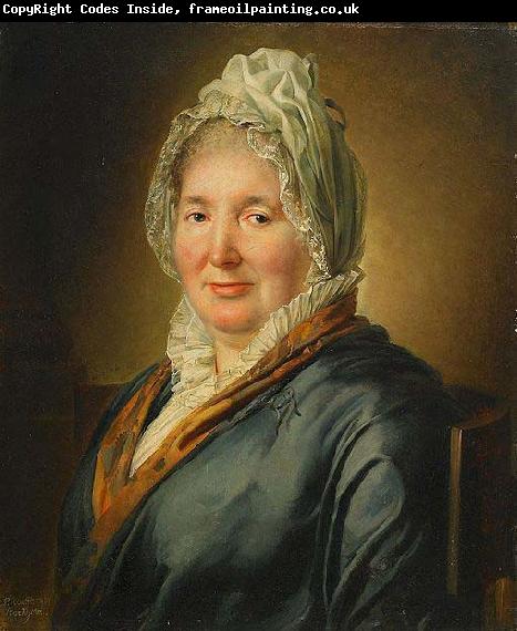 unknow artist Portrait of Christina Elisabeth Hjorth