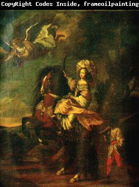 unknow artist Allegorical painting of Maria Cristina of France