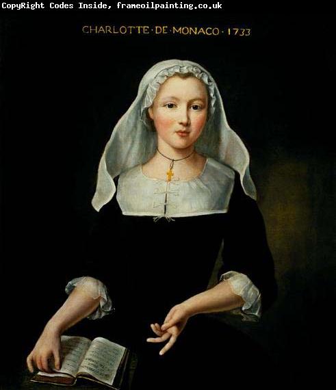 unknow artist Portrait of Charlotte de Monaco