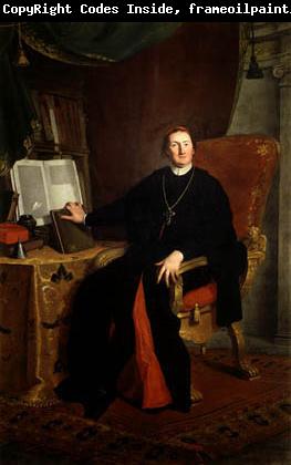 unknow artist Oil on canvas painting of Angelo Maria Quirini, executed by Bartolomeo Nazari