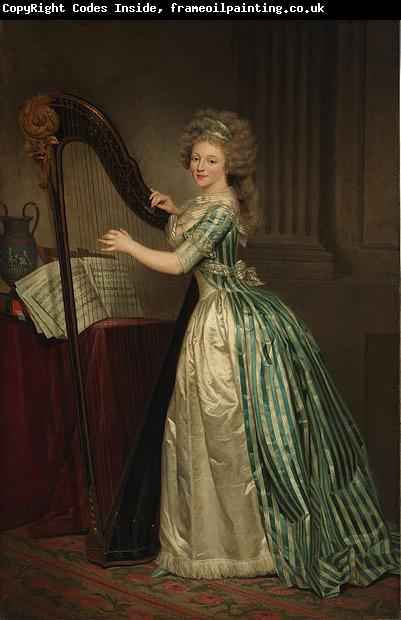 unknow artist Self-portrait with a Harp