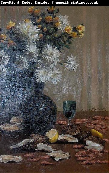 unknow artist Still life with oysters and shrimps