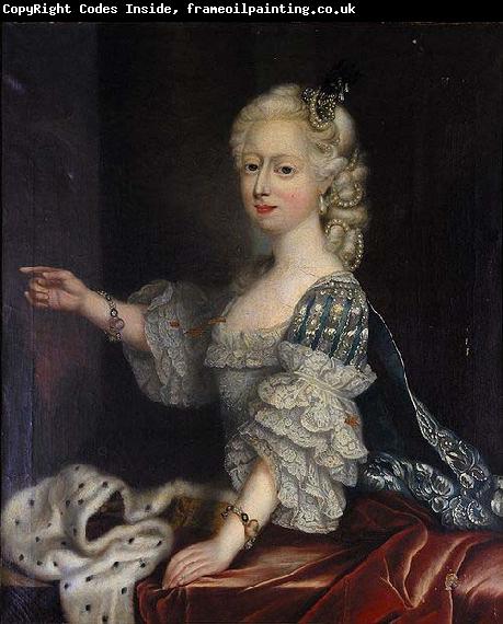 unknow artist Portrait of Augusta Hanover duchess of Brunswick-Luneburg