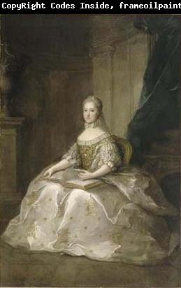 unknow artist Portrait of Maria Josepha of Saxony dauphine of France