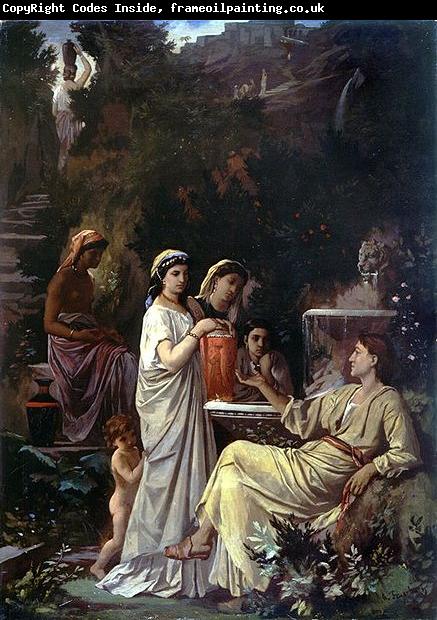 Anselm Feuerbach The Fairy tale teller