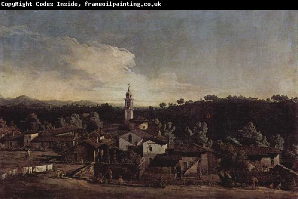 Bernardo Bellotto Das Dorf Gazzada, Blick vom Suden