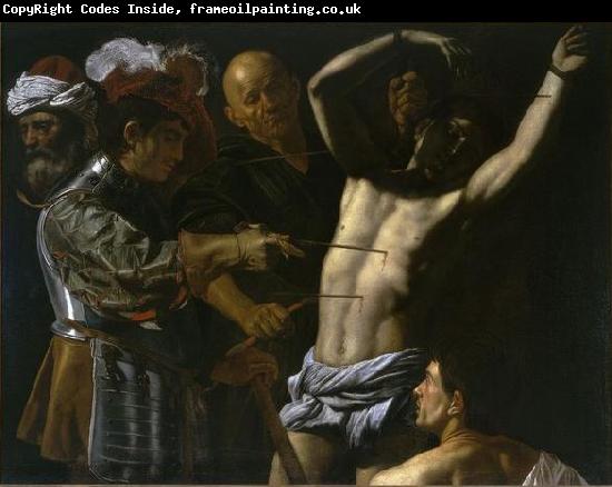 CECCO DEL CARAVAGGIO Martyrdom of Saint Sebastian.