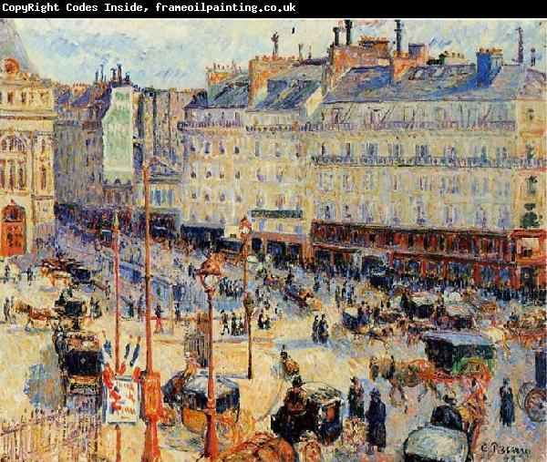 Camille Pissarro Place du Havre, Paris