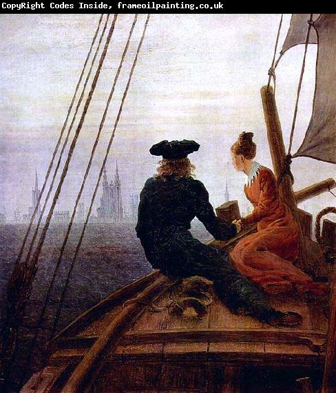 Caspar David Friedrich On the sailing-vessel