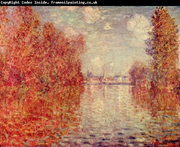 Claude Monet Herbst in Argenteuil