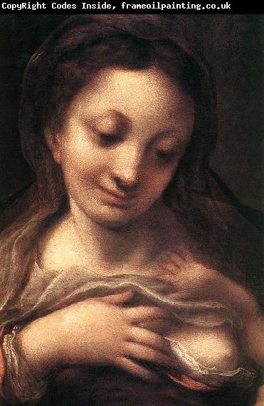 Correggio Virgin and Child with an Angel