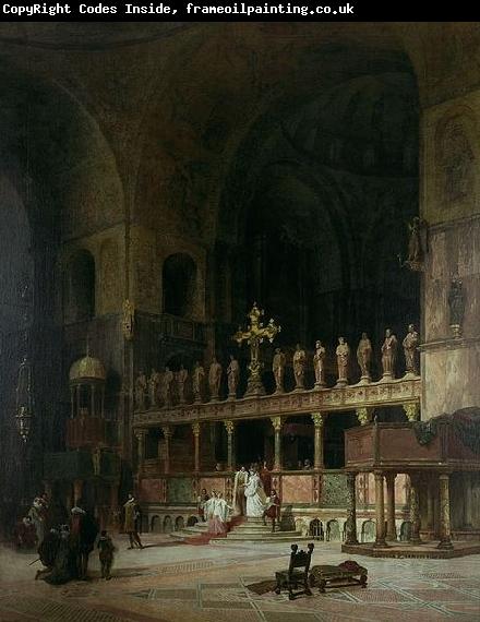 David Dalhoff Neal INTERIOR OF ST MARKS VENICE