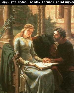 Edmund Blair Leighton Abaelard und seine Schulerin Heloisa