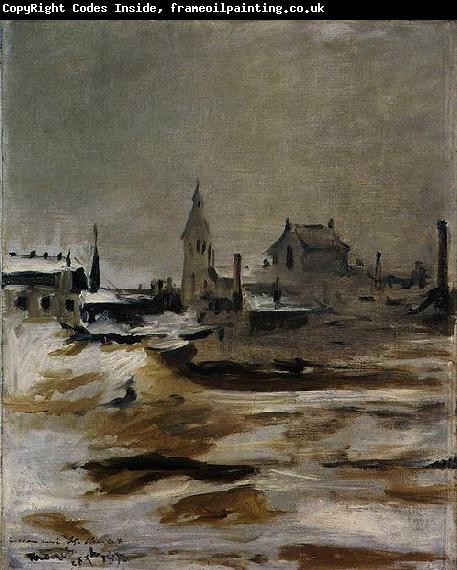 Edouard Manet Effet de neige a Petit Montrouge