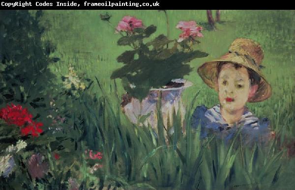 Edouard Manet Boy in Flowers