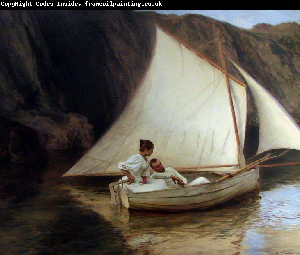 Emile Friant La petite barque