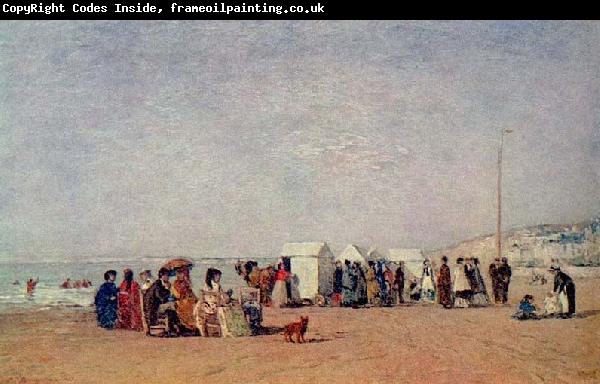 Eugene Boudin Strand von Trouville